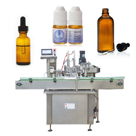 중국 공장 자동 PVC/PE 플라스틱 병 모기 화학 5-50Ml 액체 충전물 기계